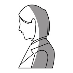 Woman cartoon icon. Girl female avatar person people and human theme. Isolated design. Vector illustration