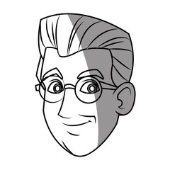 Man cartoon icon. Male avatar person people and human theme. Isolated design. Vector illustration