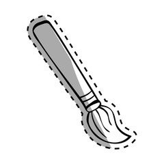 Art paint brush icon vector illustration graphic design
