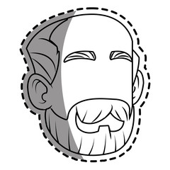 Man cartoon icon. Male avatar person people and human theme. Isolated design. Vector illustration