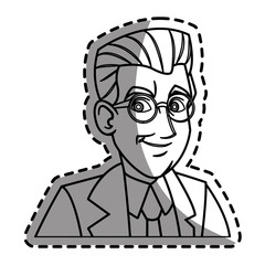 Doctor cartoon icon. Medical health care hospital and emergency theme. Isolated design. Vector illustration