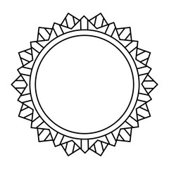 isolated ribbon award icon vector illustration graphic design