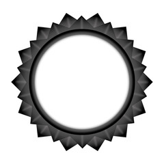 isolated ribbon award icon vector illustration graphic design