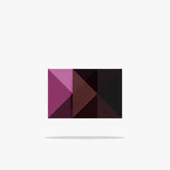 Vector blank abstract squares background