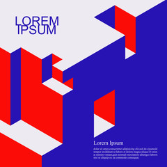 Abstract background,isometric business background with trendy design.Retro covers,swiss style modernism. Applicable for Covers, Placards, Posters, Flyers and Banner Designs.vector illustration