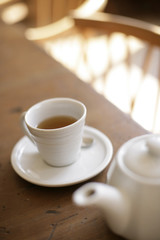 Fototapeta na wymiar Tea and teapot