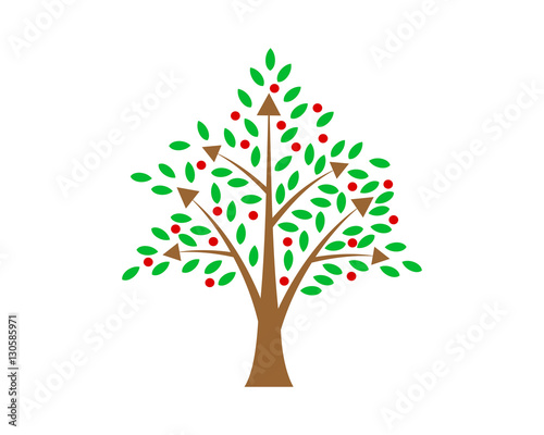 "tree arrow icon" Stock image and royalty-free vector files on Fotolia
