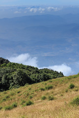 2016/12/01 タイチェンマイ風景山　青空