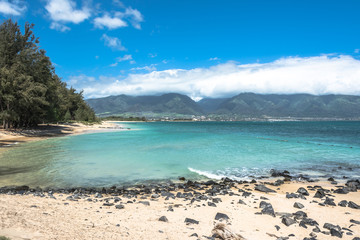 Fototapeta na wymiar Kanaha beach in Maui, Hawaii