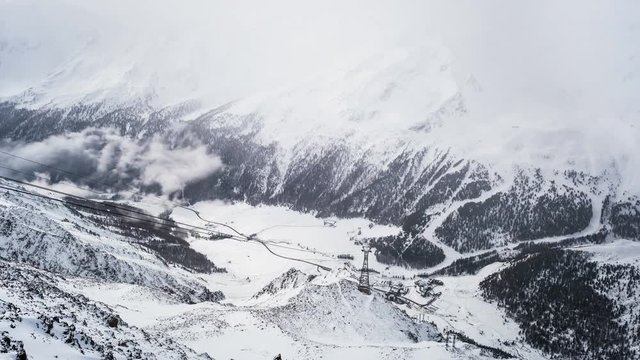 Alps Valley Time Lapse
