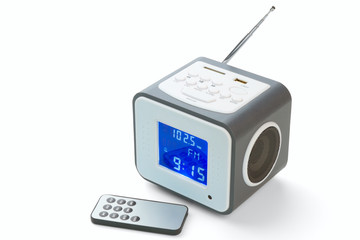 Obraz premium Portable radio receiver