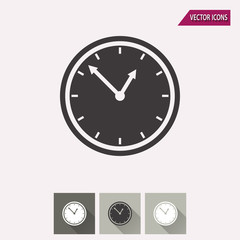 Clock - vector icon.