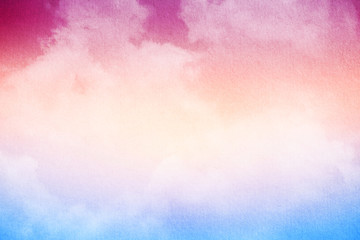 soft cloud and sky with pastel gradient color and grunge texture ,abstract nature background