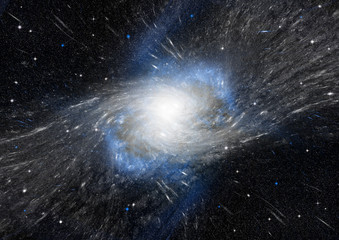 Obraz premium galaxy in a free space