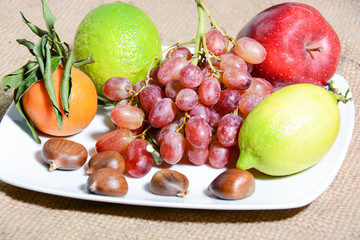 winter fruits italian