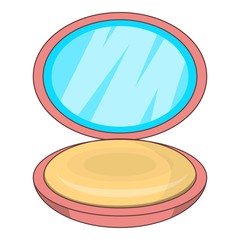 Puff-box icon. Cartoon illustration of puff-box vector icon for web design