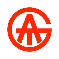 GAT Initials Circle Emblem