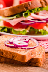 Sandwich bread.