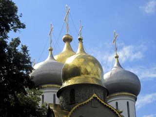 Onion Domes, Novodevichy Convent, Moscow, Russia