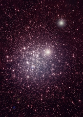 Obraz premium Stars, dust and gas nebula in a far galaxy