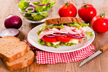 Sandwich bread.
