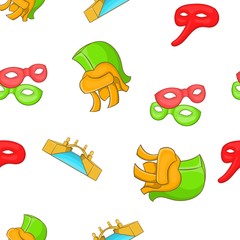 Italy culture elements pattern. Cartoon illustration of Italy culture elements vector pattern for web