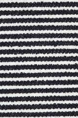 black and white lines on fabric