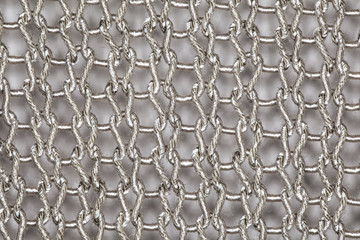 silver fabric pattern