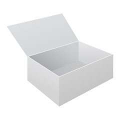 White open paper box