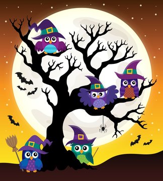 Owl witches theme image 4