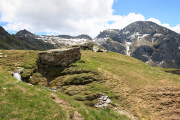 Fototapeta na wymiar Palasinaz, Brusson - valle Ayas