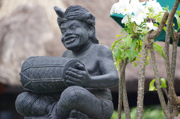 indonésie, lombok, statue, architecture, bouddha, 