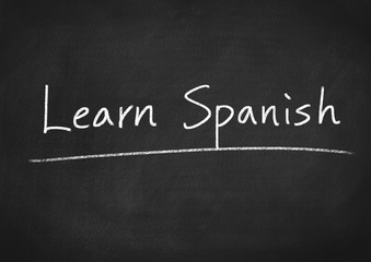 Fototapeta na wymiar learn Spanish