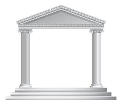  Greek Column Temple