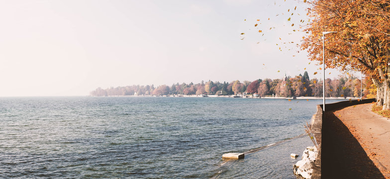 Herbstliches Bodensee Ufer