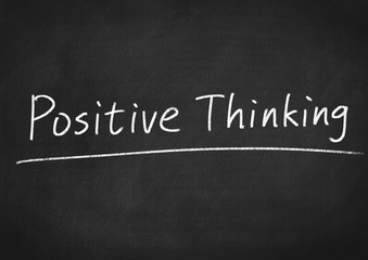 Fototapeta na wymiar positive thinking