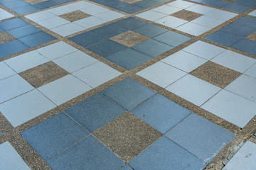 Ceramic tiles floor