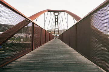 Pedestrian bridge on Jaen, Spain.