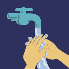 Washing Hands With Waters