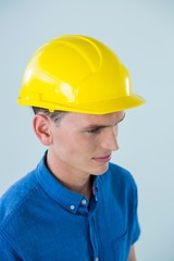 Close-up of confident engineer 