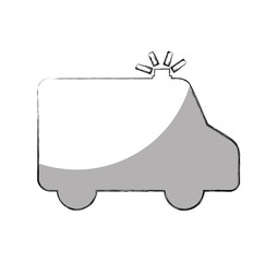 ambulance car isolated icon vector illustration design