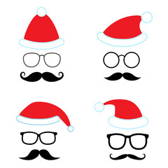 Christmas party vector set