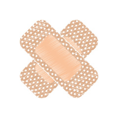 bandage medical isolated icon vector illustration design