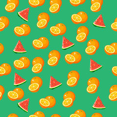 illustration of a watermelon