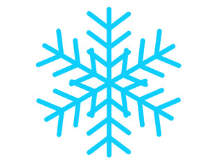 雪の結晶(水色)