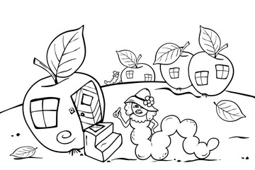 Apfelstadt. Madame Wurm kommt nach Hause :)