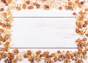 Fototapeta premium Nuts frame