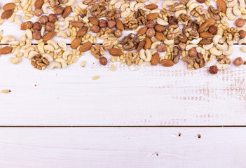 Nuts mix background