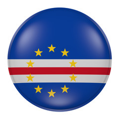Cape Verde button on white background