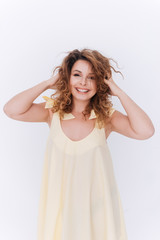 Fototapeta premium Vertical image of woman in singlet